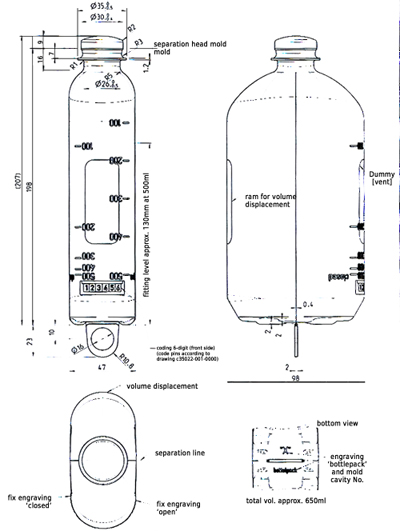 Bottle Design Drawing