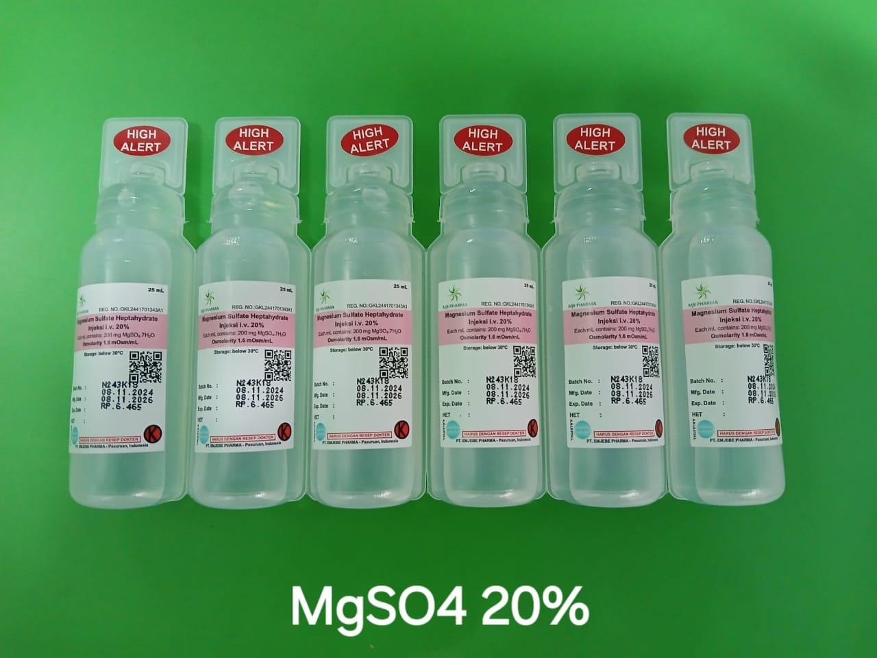 Ampoule MgSO₄ 20%